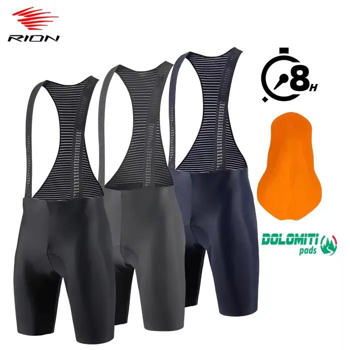 RION-Cuissard à bretelles de cyclisme pour homme, vêtements VTT, collants de vélo de descente, route