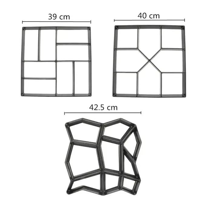Moule de chaussée pour promenade de jardin, bricolage, pavage manuel, brique de ciment, pierre de ro