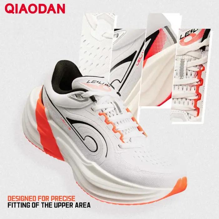 Chaussures de course QIAODAN TG1.0 pour hommes 2026 Marathon, baskets de course à rebond, tige en ma