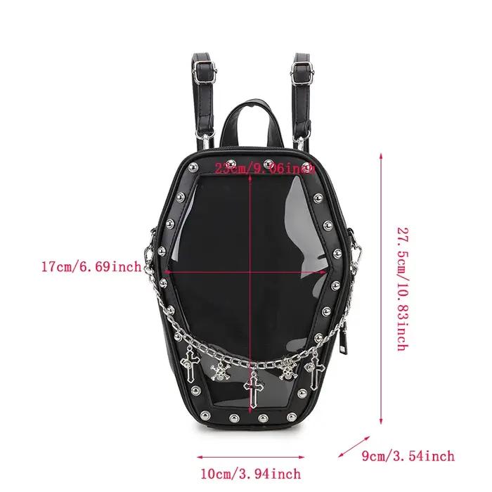 Ailes de chauve-souris Ita sac à dos émail broche affichage sac à bandoulière Goth broche collecteur