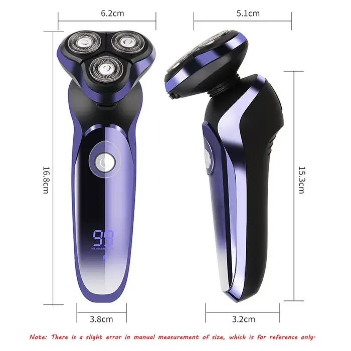 MOTAWISH rasoir électrique humide-sec double usage étanche rasoir électrique nez oreille tondeuse à