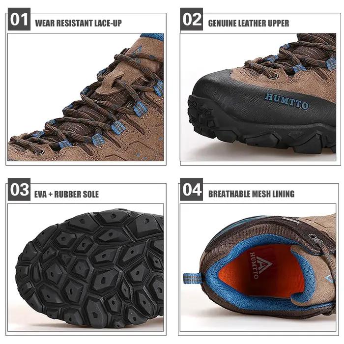 Chaussures Randonnée Hommes Antidérapantes Respirantes - Baskets Trekking Escalade Montagne