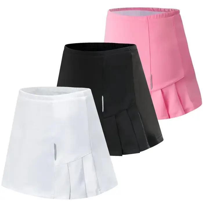 Jupe de sport pour femmes, séchage rapide, Tennis, Yoga, Badminton, Golf, taille courte, confortable