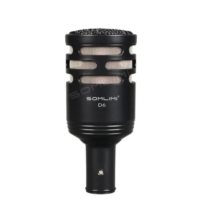 SOMLIMI D6 tambour Microphone Instrument coup de pied basse Microphone dynamique basse caisse claire