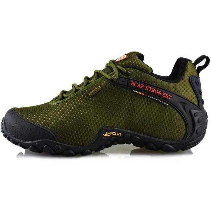 Chaussures d'escalade en plein air antidérapantes et respirantes pour hommes, baskets de Trekking, c