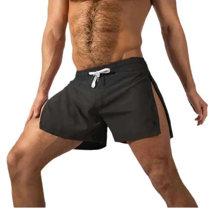 Shorts de sport sexy pour hommes, pantalons de course à pied, sous-vêtements, boxers, tendance, comm
