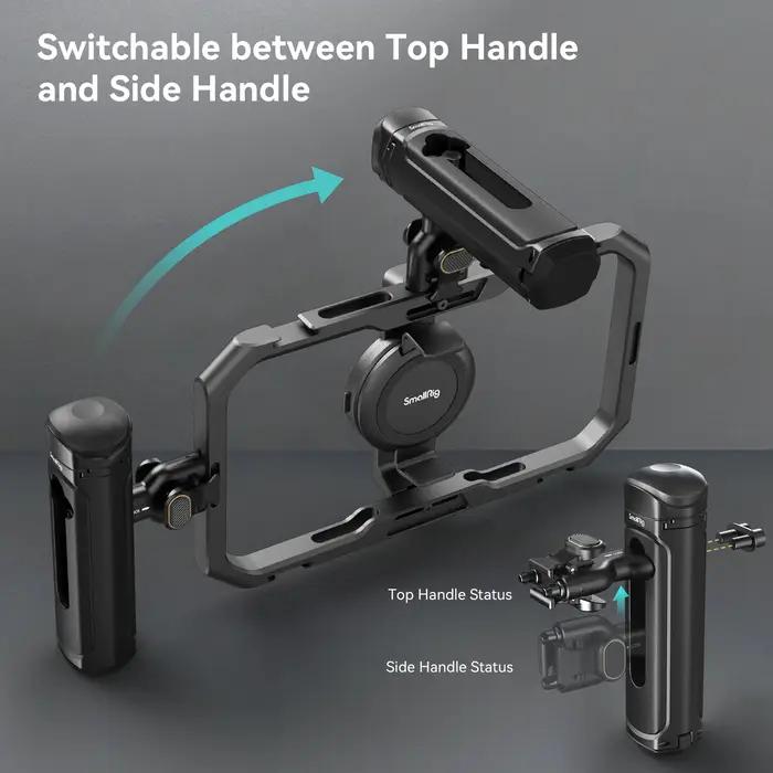 SmallRig-Poignée latérale à dégagement rapide, pour téléphone portable universel, pour iPhone série