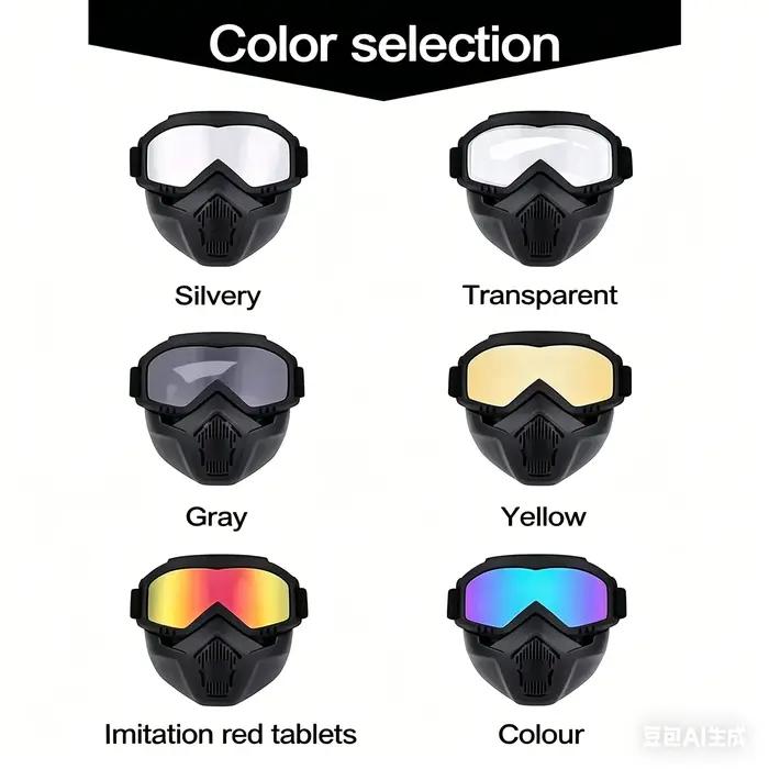 Sport de plein air coupe-vent masque lunettes HD moto lunettes Snowboard lunettes équitation Motocro