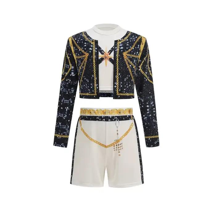 Costumes de scène pour filles 2026 : Tenues de mode printemps-été pour chanteuses pop, uniformes de