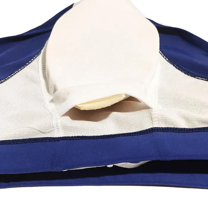 Marque homme slip de bain maillots de bain shorts troncs boxeurs rayures patchwork couleur taille ba