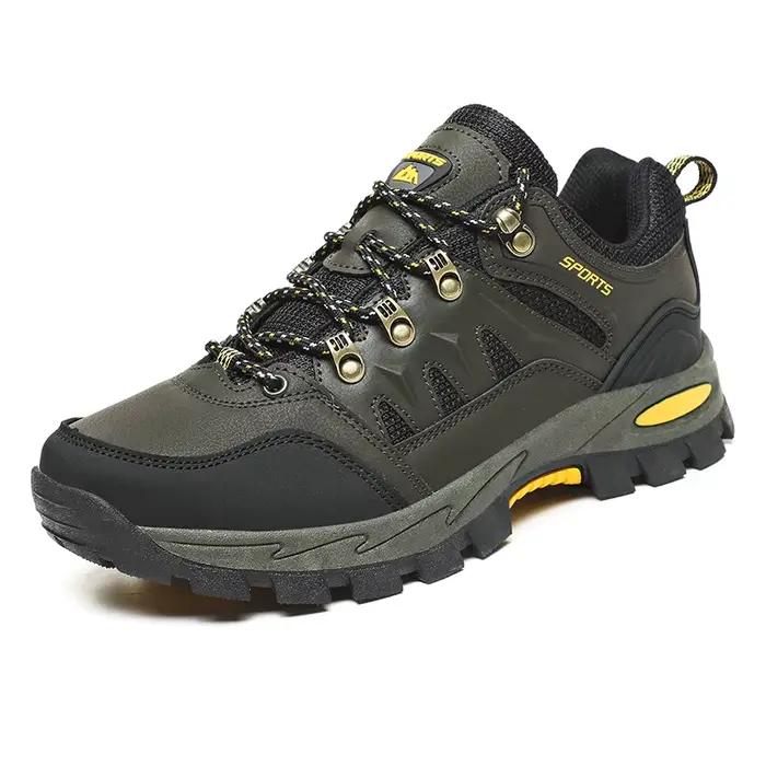 Chaussures randonnée HIKEUP homme femme cuir baskets couple qualité trekking automne hiver