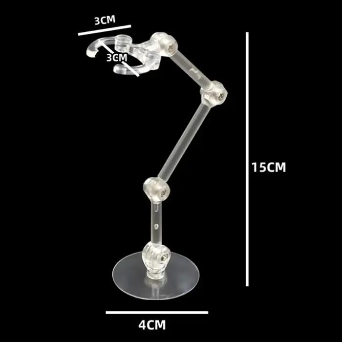 Support transparent pour figurine d'action, socle de piédestal pour SH Figuart, présentoir de modèle