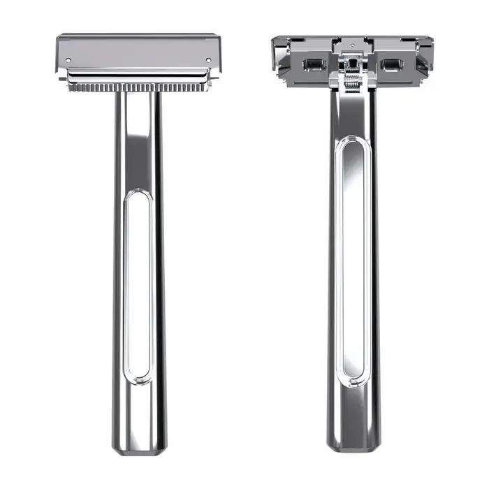 JOKMAE 20T 3.0 Glide Pro Advanced 2 demi-lame rasoir en acier inoxydable écologique sécurité rasage