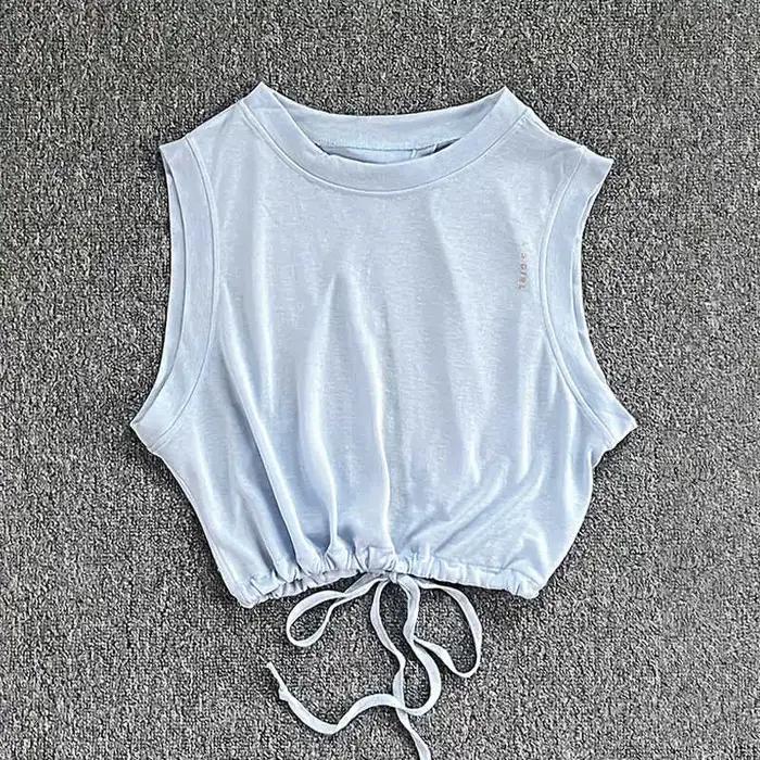 Vêtements de yoga d'été pour femmes, gilet de sport respirant, ample et haut de gamme, combinaison d