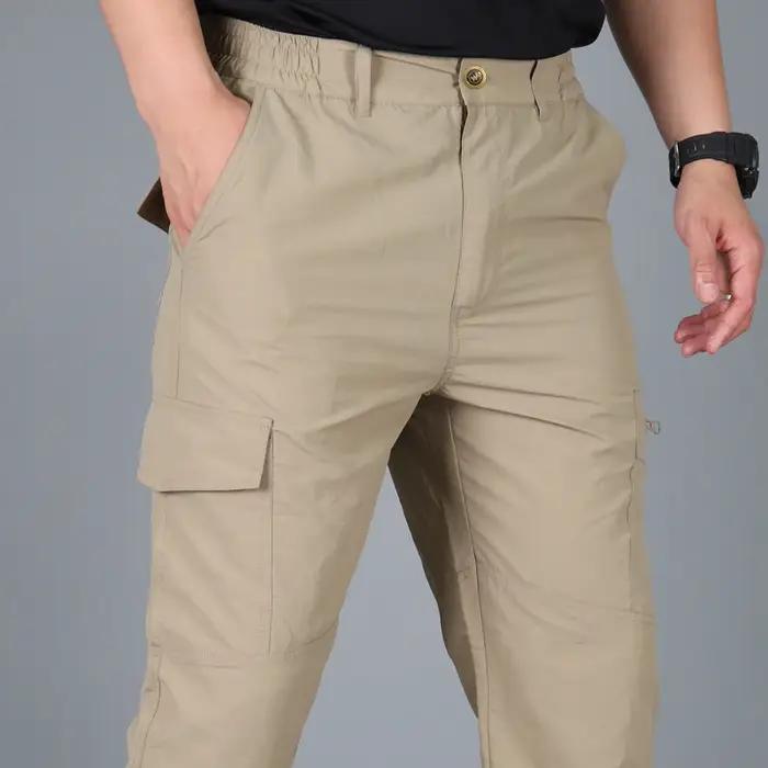 Pantalon Cargo tactique pour hommes, pantalon décontracté, imperméable, multi-poches, vêtements de t