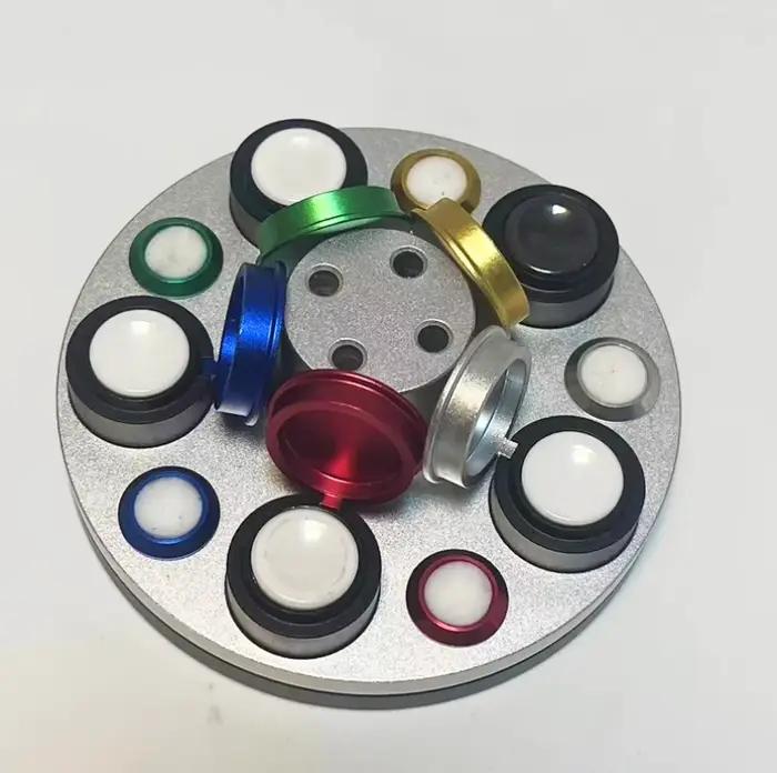 Outil de réparation de montres, disque d'huile rotatif tout en métal, bol d'huile pour placer l'huil