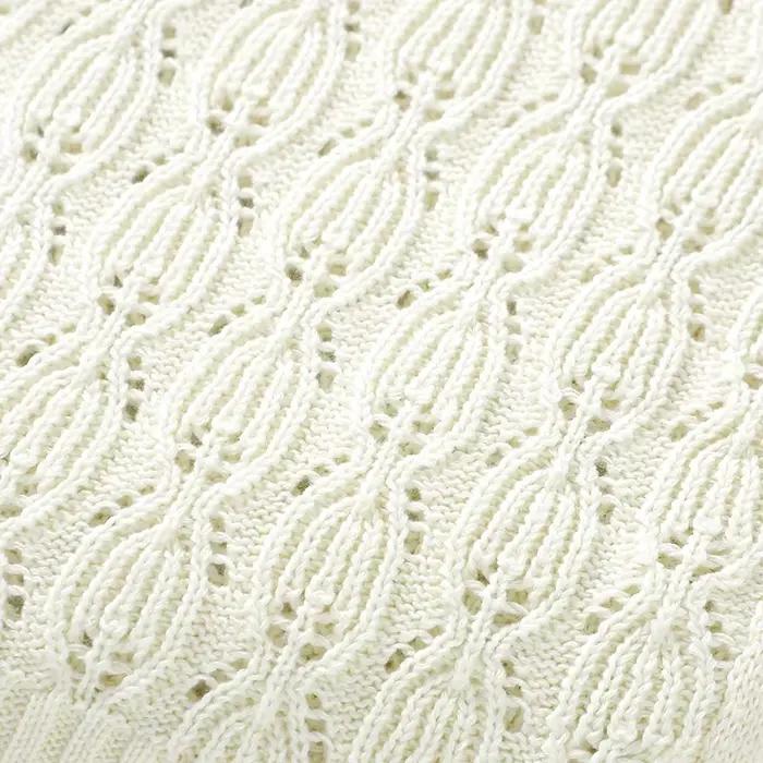 Tricot bébé couverture coton 90*70CM enfant en bas âge lange d'emmaillotage doux Plaid nouveau-né ga