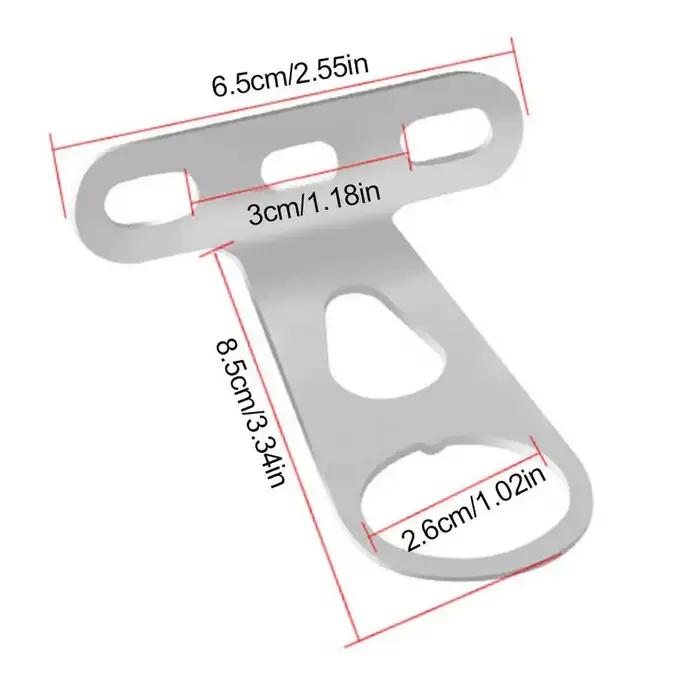 Support de panier de vélo, accessoire de Support de lampe avant et arrière, matériel de montage de p