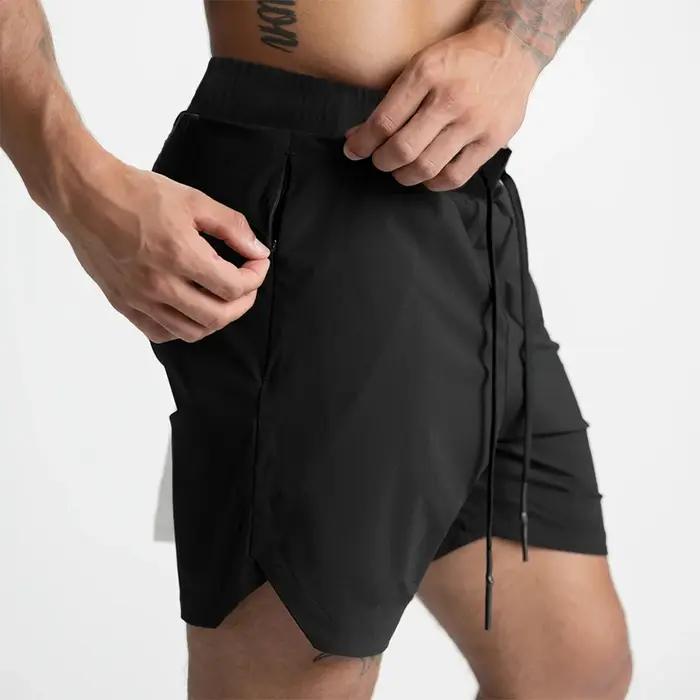Short pour Homme Tissé à une Couche, vaccage Rapide, Solide, Course à Pied, Fitness, dehors, Décontr