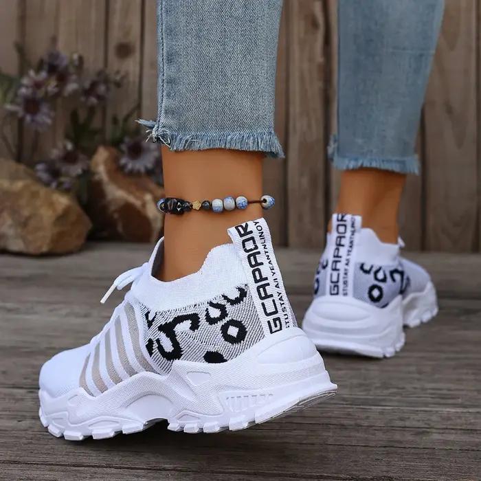 Chaussures été décontractées femmes respirantes qualité - Bottines semelles épaisses blanches 2025