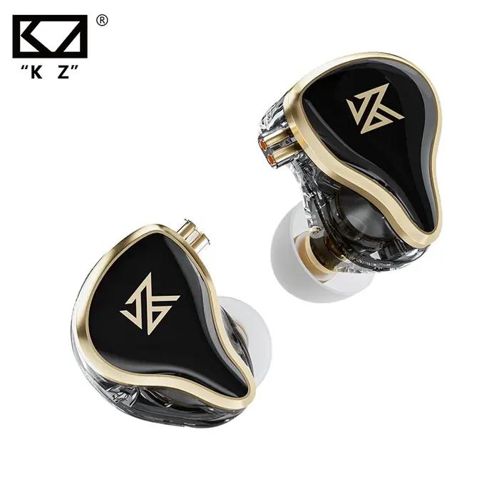 KZ ZAS-Écouteurs filaires à technologie hybride, intra-auriculaires, HIFI, réduction du bruit, bouch