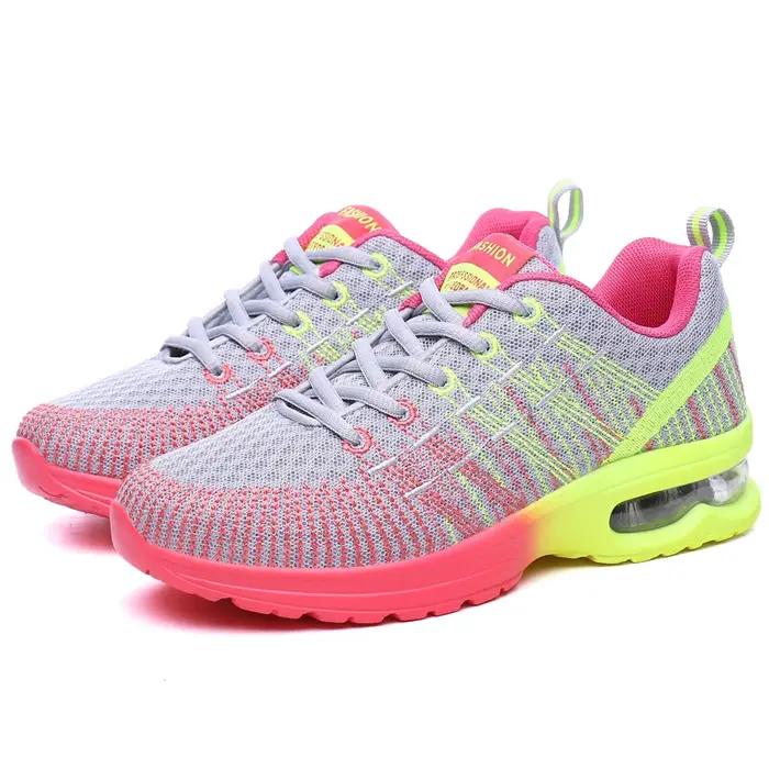 Baskets à plateforme respirantes pour femmes, chaussures de sport décontractées, confortables, surél