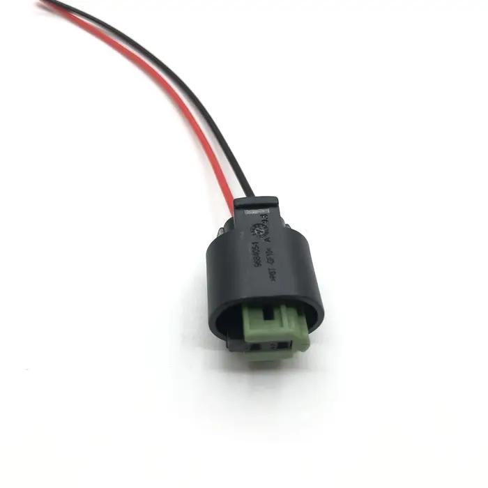 Connecteur de capteur automatique d'injecteur Tyco femelle 968405, 2 broches, pour Volkswagen Audi B