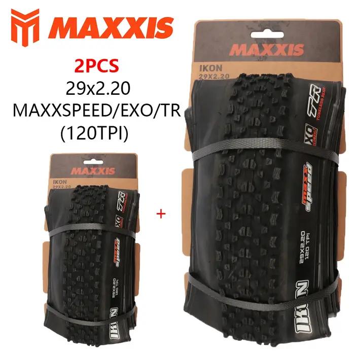 2 pièces MAXXIS IKON pneu de VTT d'origine 26 29 pliant Anti-crevaison Tubeless XC pneu de vélo tout