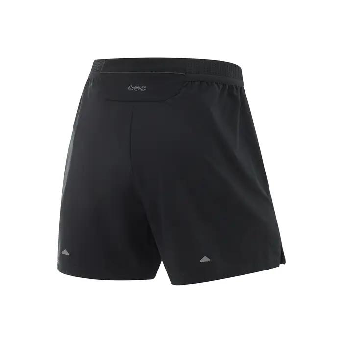 Li-ning short de course pour hommes à sec respirant réfléchissant 88% Polyester 12% élasthanne coupe