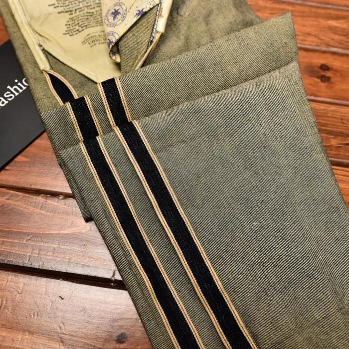 Jean classique pour hommes avec broderie, coupe droite, légèrement ample, nouveau pantalon Long haut