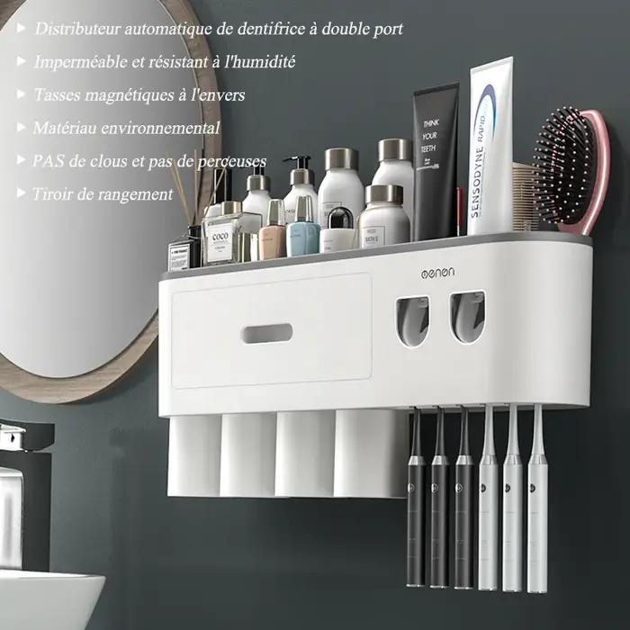 Support de brosse à dents à Adsorption magnétique inversée