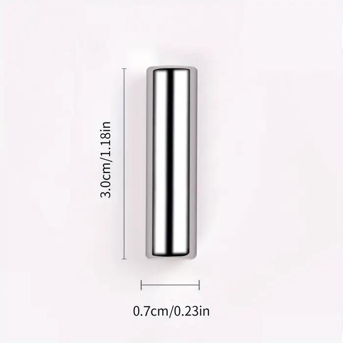 Stylo magnétique rond pour vernis Gel œil de chat, 3x0.7cm, pour peinture des ongles 3D, bâton magné