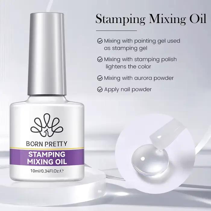 BORN PRETTY 10ml estampage mélange peinture à l'huile Gel