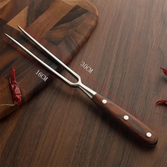 Fourchette de Barbecue outils de gril de boeuf accessoires de Barbecue en acier inoxydable Portable