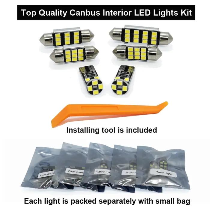 Zoomsee – Kit d'éclairage intérieur LED, pour Honda Civic 9, 5D, berline coupé, trappe, 2012, 2013,