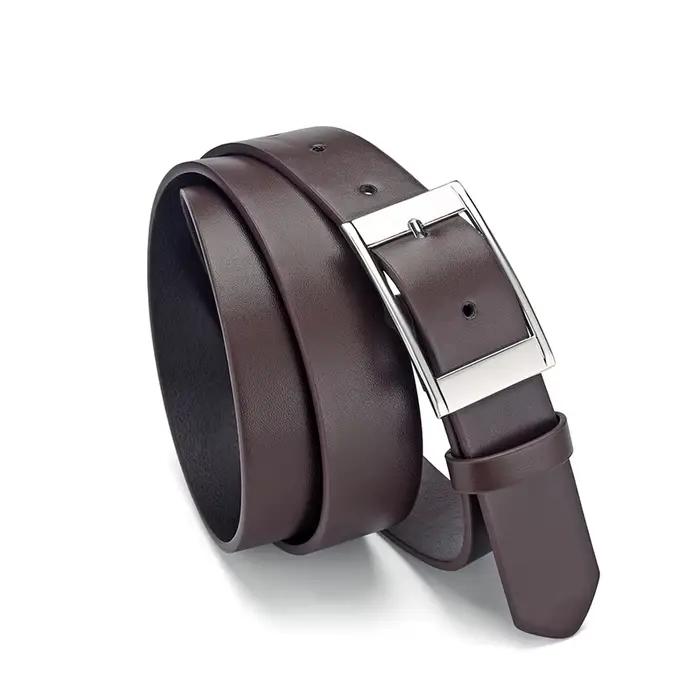 Nouvelle ceinture de luxe pour hommes ceinture en cuir PU boucle ardillon en métal de haute qualité