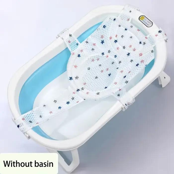 Filet de bain pour bébé, tapis pour enfants, nouveau-né, oreiller de baignoire réglable, coussin de