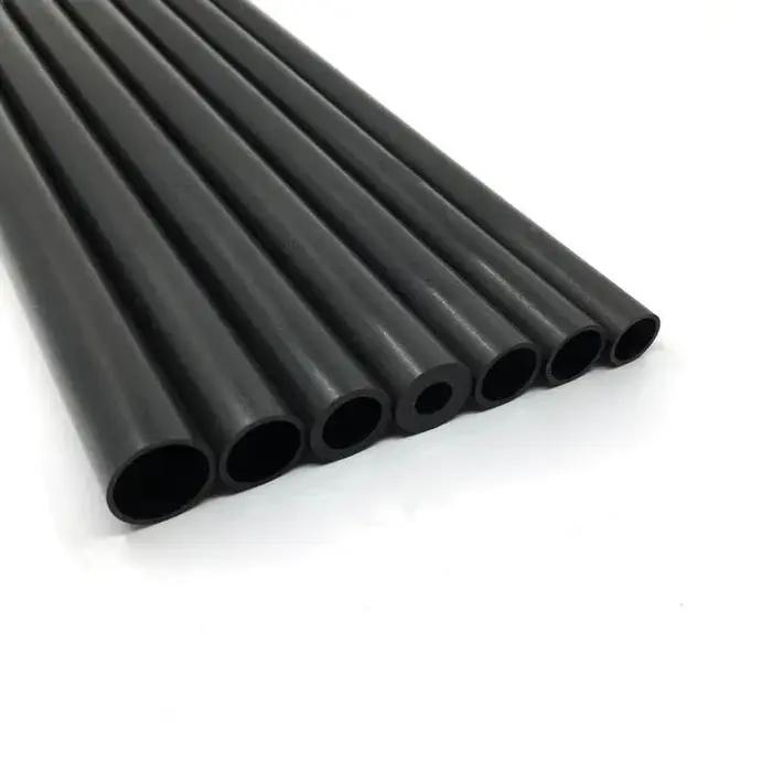 Tube creux en Fiber de carbone de 2 à 10mm/0.5 mètres, 4 pièces, haute qualité, 2mm/2.5mm/3mm/4mm/5m
