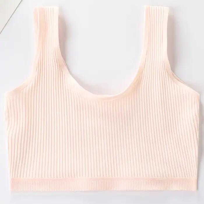 4 pièces/lot soutien-gorge de sport pour adolescentes enfants haut Camisole sous-vêtements jeune pub