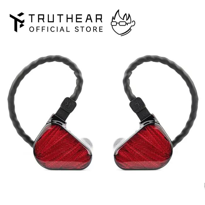 TRUTHEAR x Crinacle ZERO: écouteur rouge double pilotes dynamiques écouteurs intra-auriculaires avec