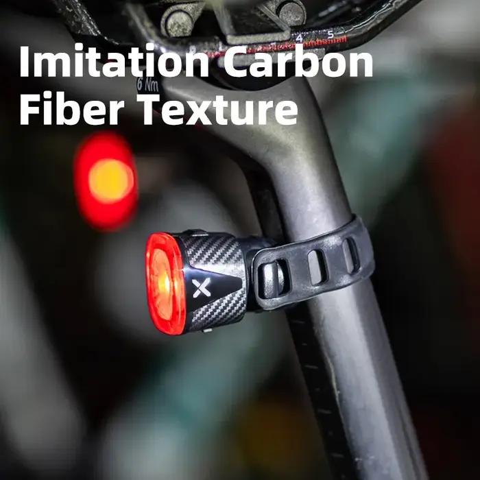 XOSS XR01 Vélo Arrière Lumière Intelligente Auto Frein Détection Feu arrière LED De Charge Étanche V