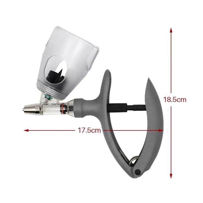 Seringue vétérinaire pour animaux de 2Ml/5Ml, injecteur de vaccin continu réglable pour poulet, coch