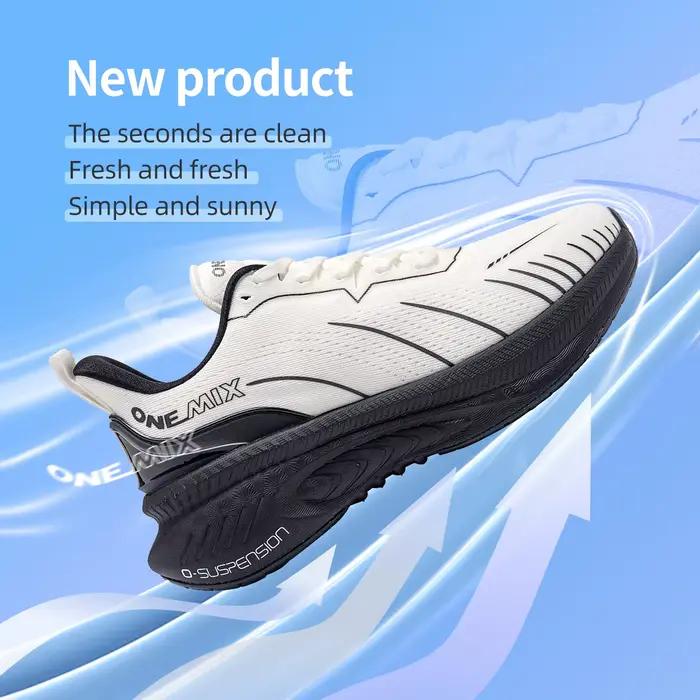 Chaussures de course ONEMIX pour coureurs lourds - Amorti et antidérapant en plein air