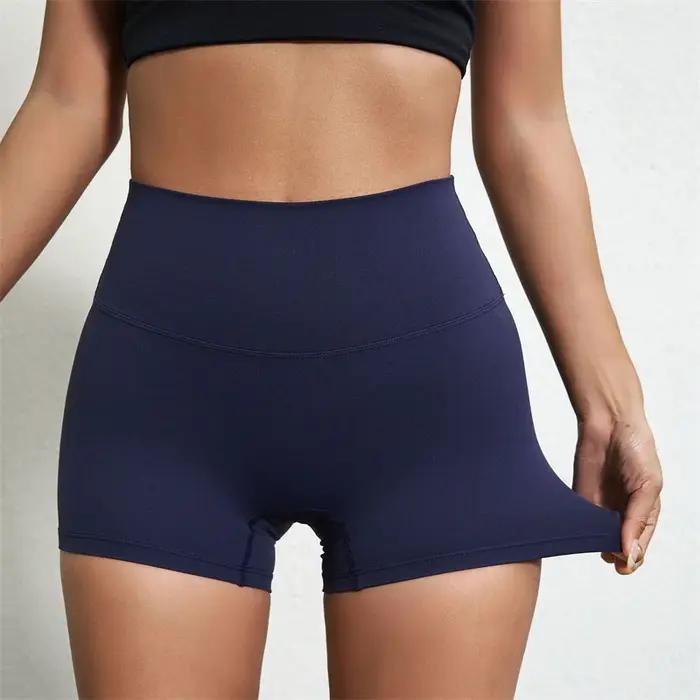 Short de yoga taille haute pour femmes leggings courts - Extensible confortable course cyclisme grande taille