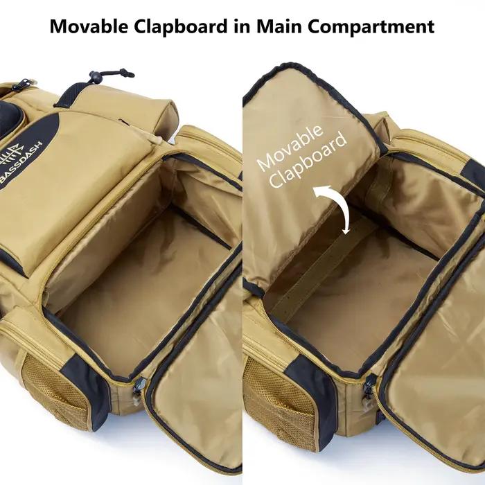 Bassdash sac de pêche multifonctionnel sac à dos de matériel boîte de matériel tactique légère