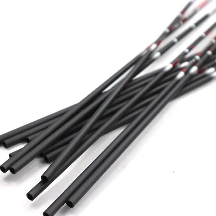 Flèches en carbone pour arc classique 12 pièces longueur 30 pouces diamètre 4.2mm pour entraînement compétition et chasse