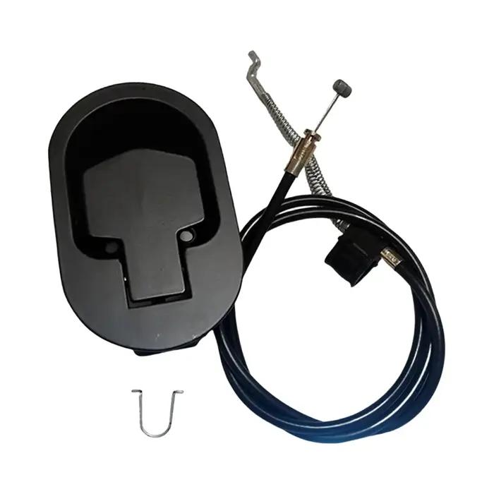 Levier de déverrouillage pour fauteuil inclinable, poignée côtelée en métal, fauteuil inclinable, ca