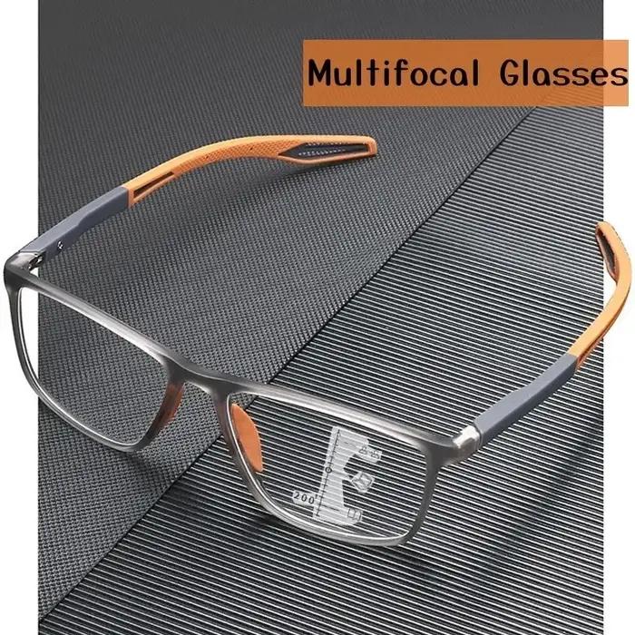 TR90 Anti-lumière bleue multifocale lunettes de lecture hommes femmes progressif près de loin lunett