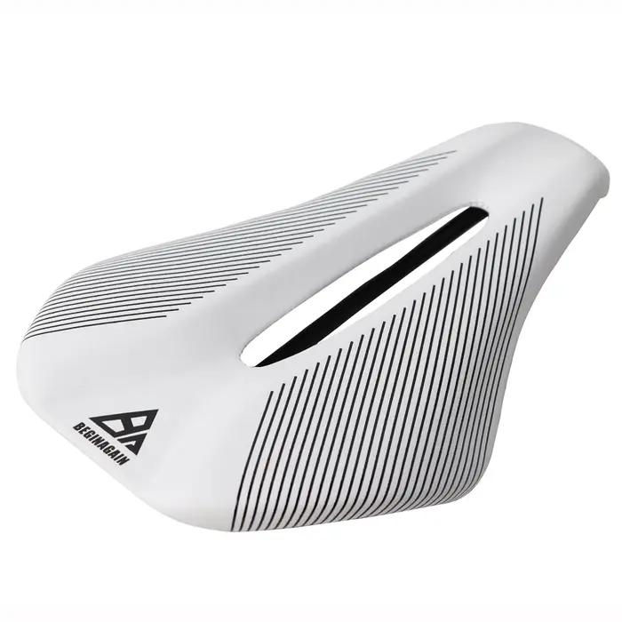 Selle de vélo pour femmes, large selle de vélo de route creuse et respirante pour le cyclisme, siège de course, coussin de sport de montagne