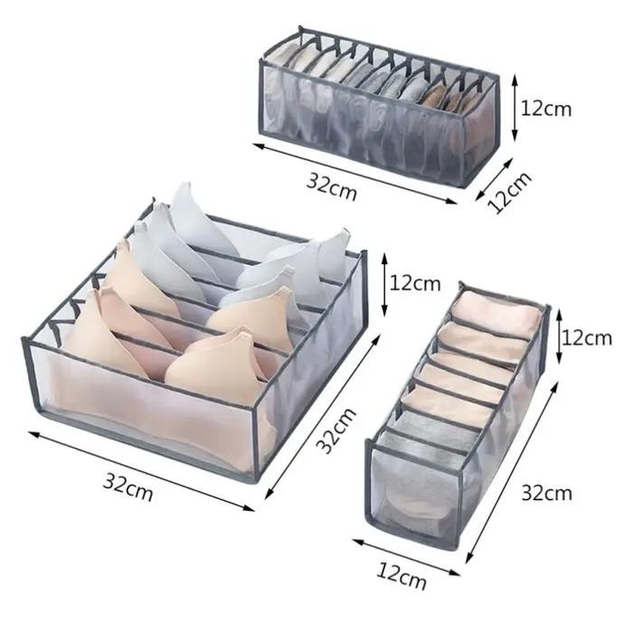 Organisateur culottes chaussettes boîtes de rangement garde-robe pantalons vêtements sous-vêtements